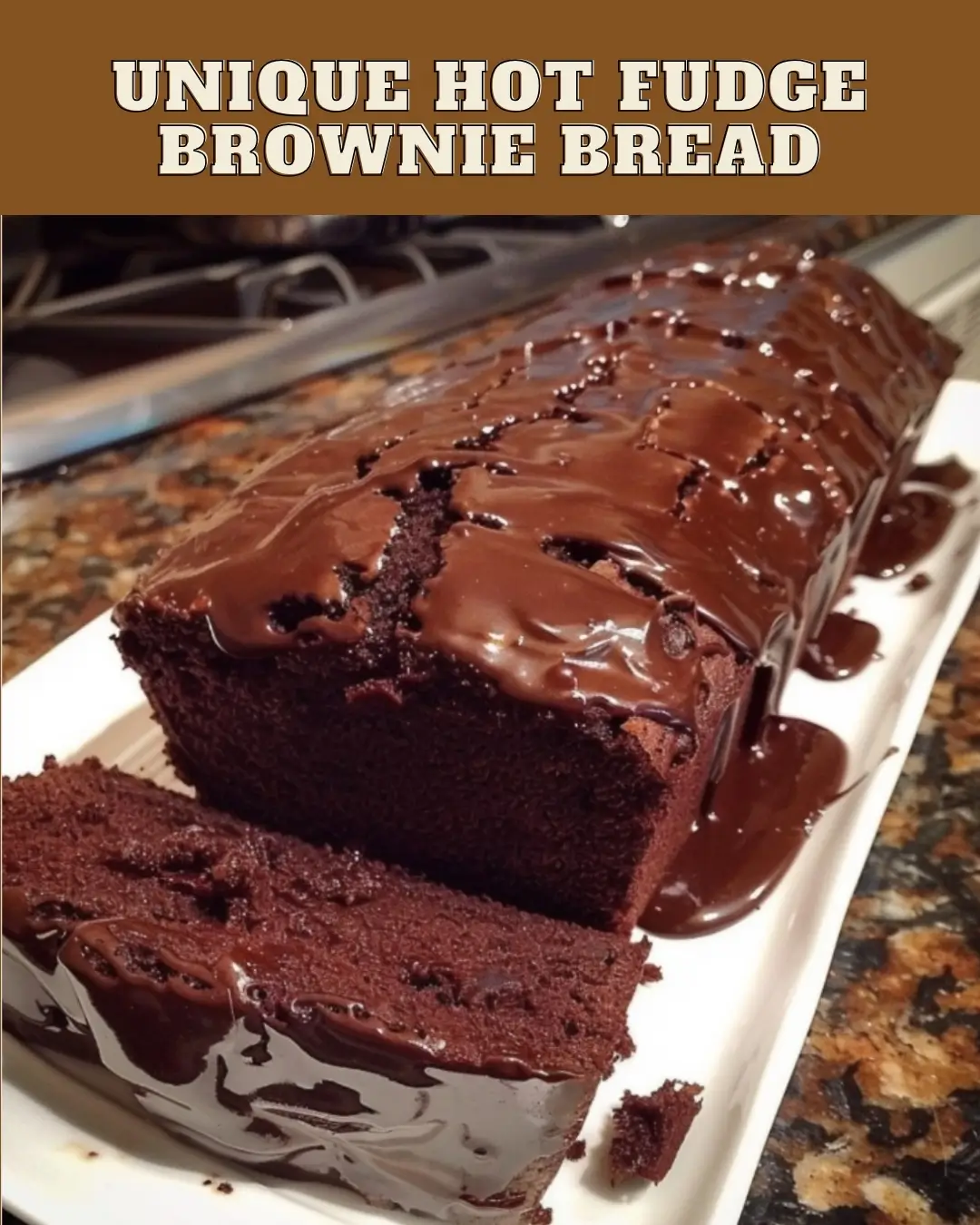 unique Hot Fudge Brownie Bread