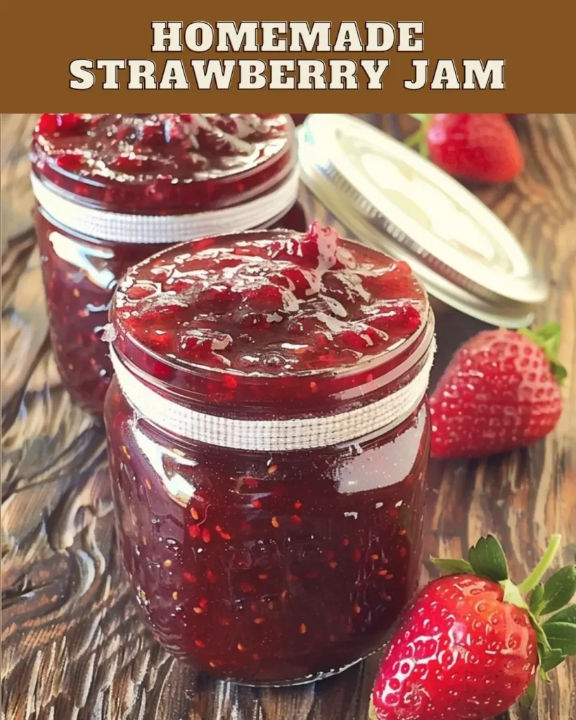 homemade strawberry jam