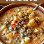 Creamy Potato Hamburger Soup