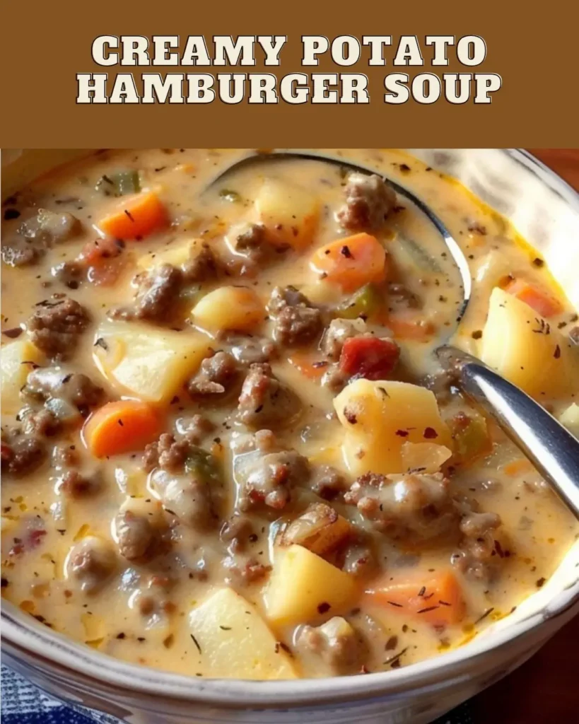 Creamy Potato Hamburger Soup