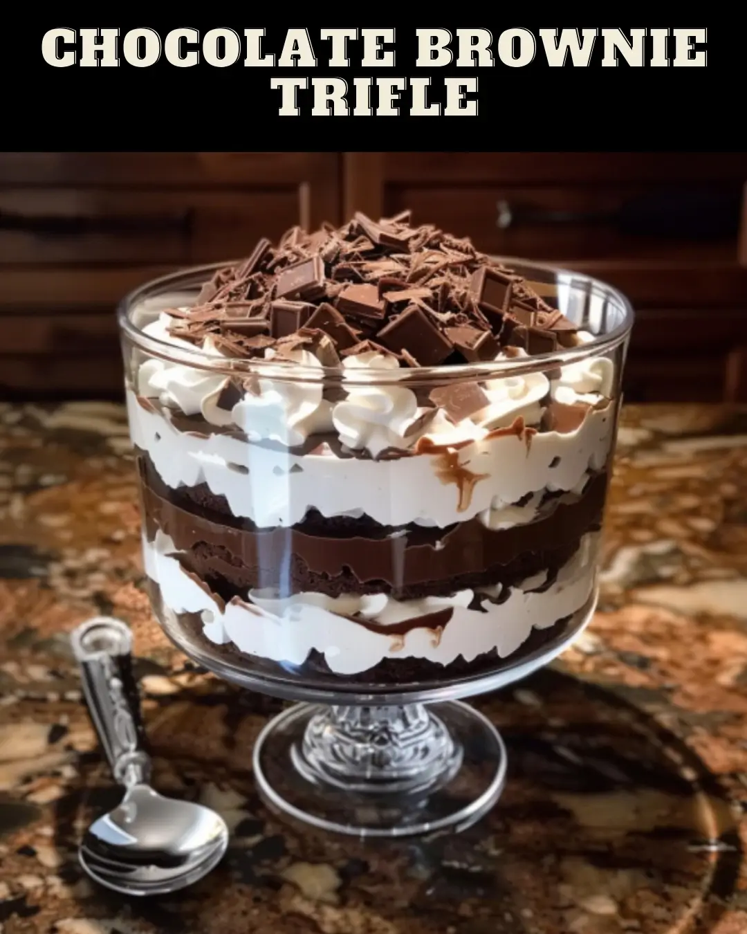 Chocolate Brownie Trifle