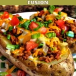 Fiesta Baked Potatoes with Taco Fusion