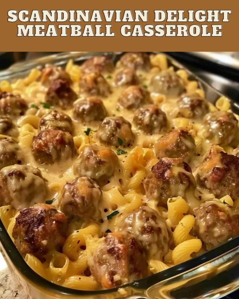 Scandinavian Delight Meatball Casserole