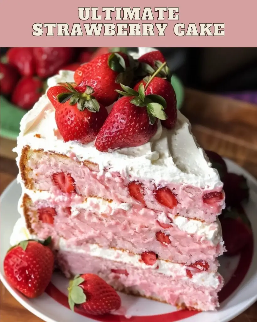 Ultimate Strawberry Cake