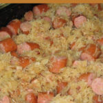 POLISH SAUSAGE SAUERKRAUT AND POTATOES