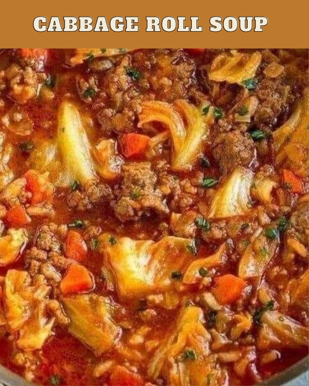 CABBAGE ROLL SOUP