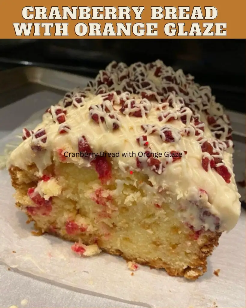 Cranberry Bread with Orange Glaze (1)