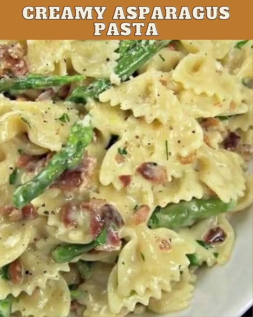 Creamy Asparagus Pasta