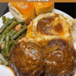 HAMBURGER STEAKS WITH ONION GRAVY (1)