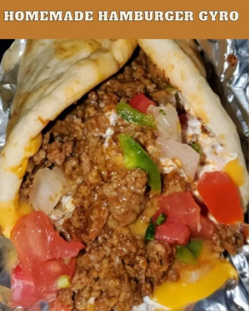 HOMEMADE HAMBURGER GYRO