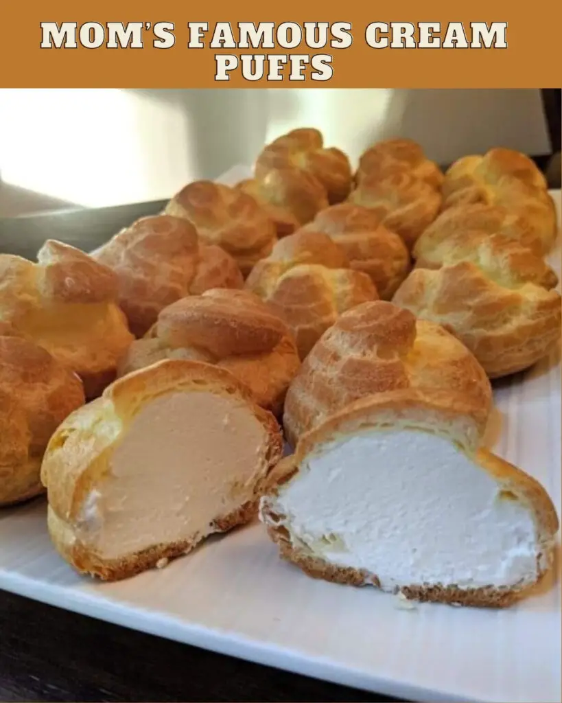 MOM’S FAMOUS CREAM PUFFS