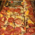 Pepperoni Pizza Casserole