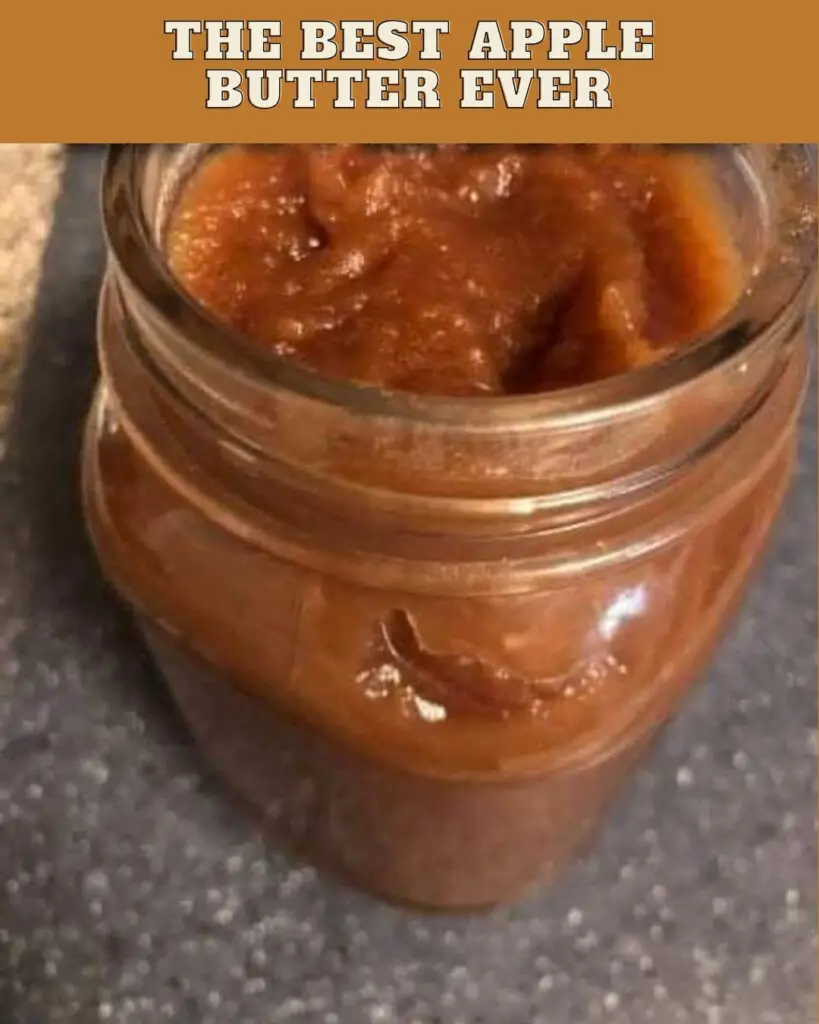 The Best Apple Butter Ever