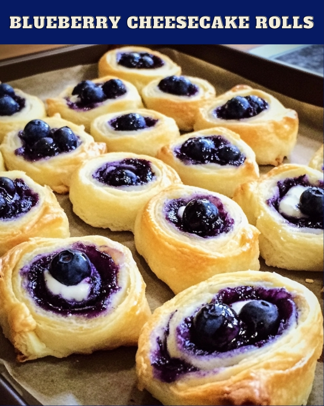 Blueberry Cheesecake Rolls